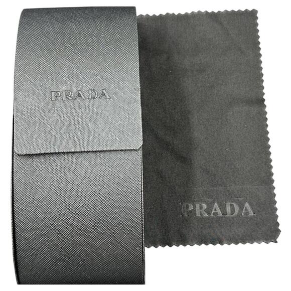 NEW Prada Rectangular Black Acetate Sunglasses (PRXX050) - Picture 6 of 6